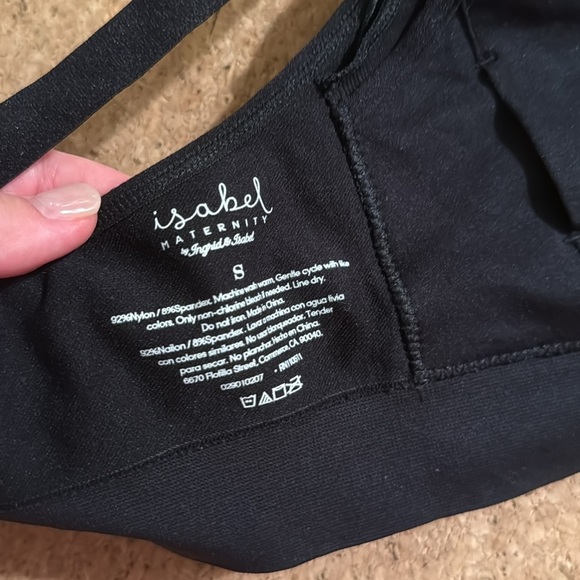 Isabel Maternity Seamless Black Nursing + Pumping Bra size small - Picture 8 of 8